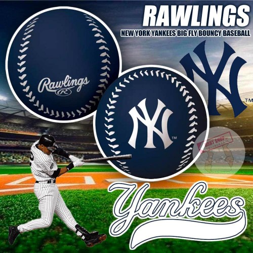 Rawlings New York Yankees Big Fly Bouncy Baseball